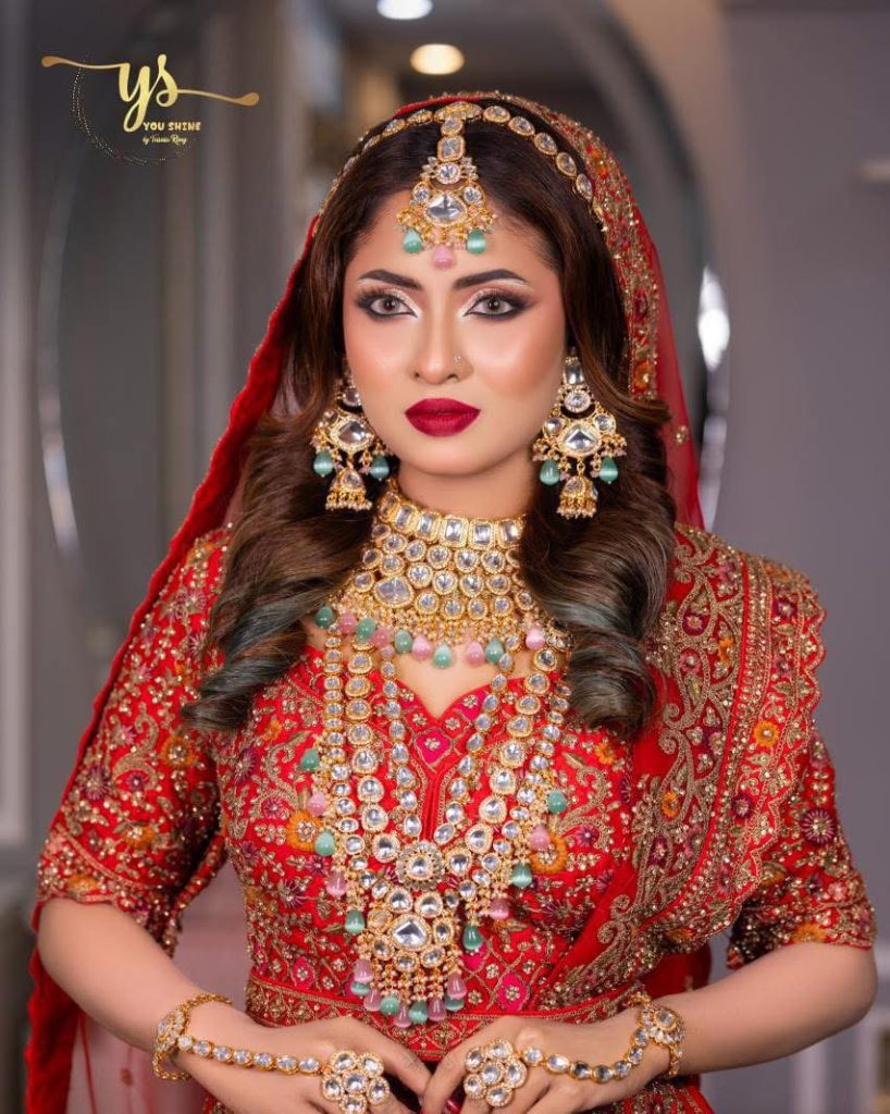 Bride makeup