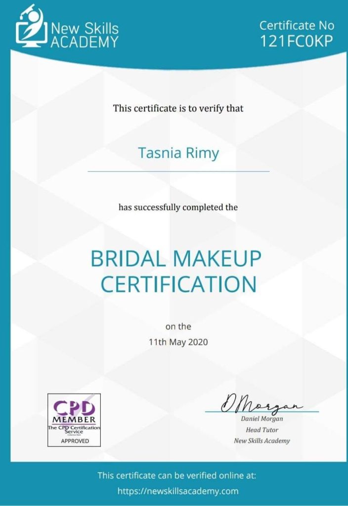 Bridal Makeup Certification